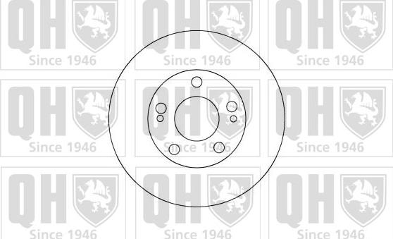 Quinton Hazell BDC4981 - Bremžu diski www.autospares.lv