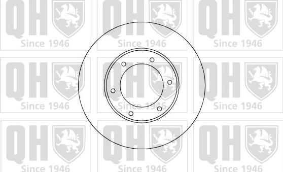 Quinton Hazell BDC4936 - Bremžu diski www.autospares.lv