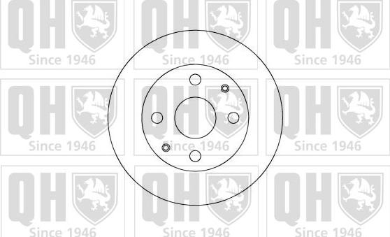 Quinton Hazell BDC4593 - Bremžu diski www.autospares.lv