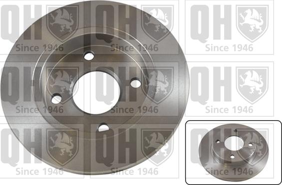 Quinton Hazell BDC4577 - Тормозной диск www.autospares.lv