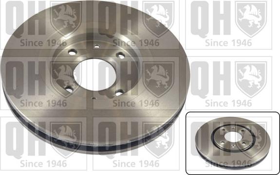 Quinton Hazell BDC4662 - Тормозной диск www.autospares.lv