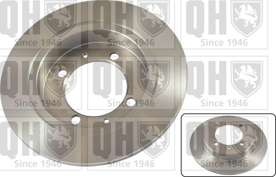 Quinton Hazell BDC4634 - Brake Disc www.autospares.lv