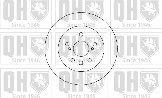 Quinton Hazell BDC4624 - Bremžu diski www.autospares.lv