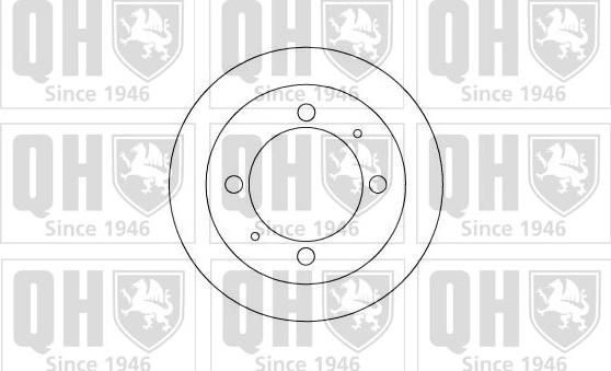 Quinton Hazell BDC4107 - Bremžu diski autospares.lv