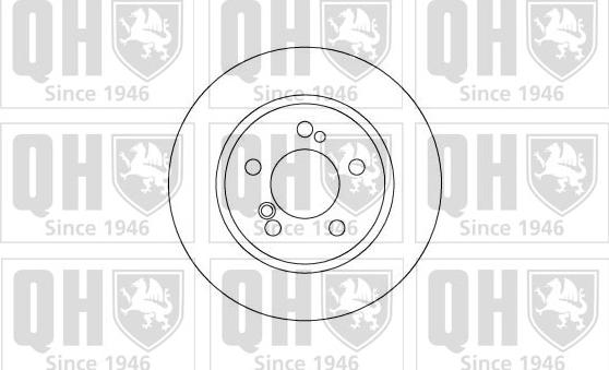 Quinton Hazell BDC4852 - Bremžu diski www.autospares.lv