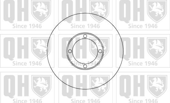 Quinton Hazell BDC4863 - Bremžu diski www.autospares.lv