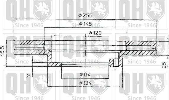 Quinton Hazell BDC4818 - Bremžu diski www.autospares.lv