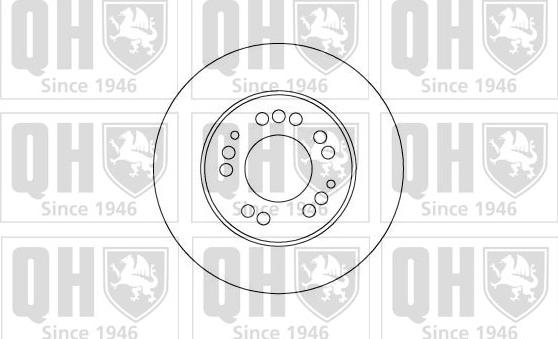 Quinton Hazell BDC4884 - Bremžu diski www.autospares.lv