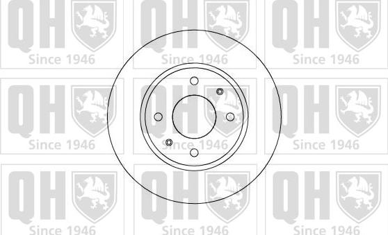 Quinton Hazell BDC4885 - Bremžu diski www.autospares.lv