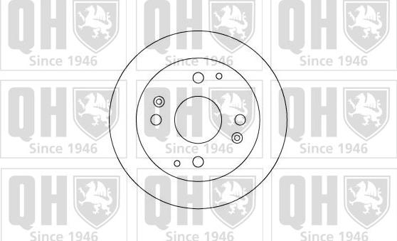 Quinton Hazell BDC4820 - Bremžu diski www.autospares.lv