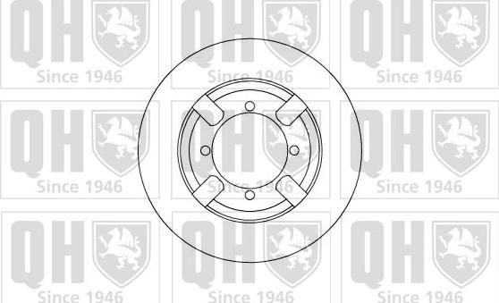 Quinton Hazell BDC4878 - Bremžu diski www.autospares.lv