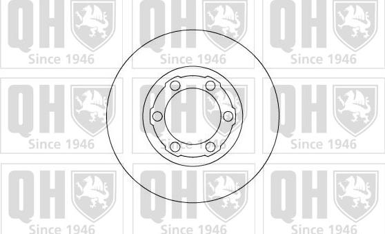 Quinton Hazell BDC4354 - Bremžu diski www.autospares.lv