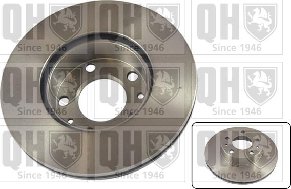 Quinton Hazell BDC4362 - Brake Disc www.autospares.lv