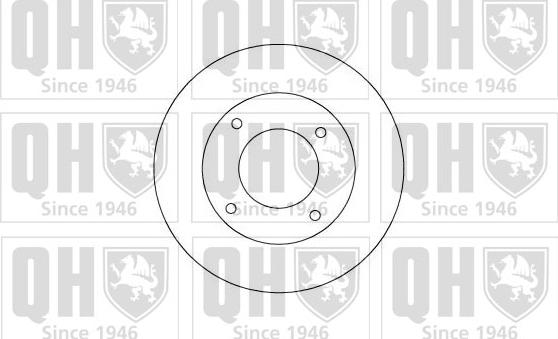 Quinton Hazell BDC4319 - Bremžu diski www.autospares.lv