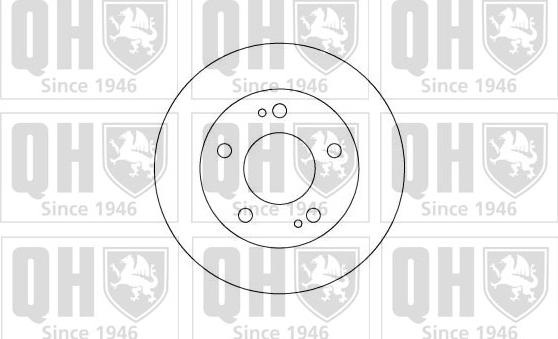 Quinton Hazell BDC4384 - Bremžu diski www.autospares.lv