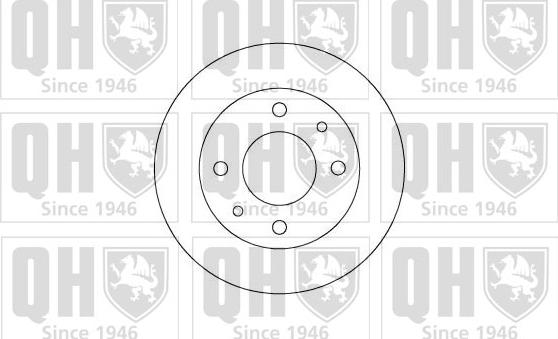 Quinton Hazell BDC4330 - Тормозной диск www.autospares.lv