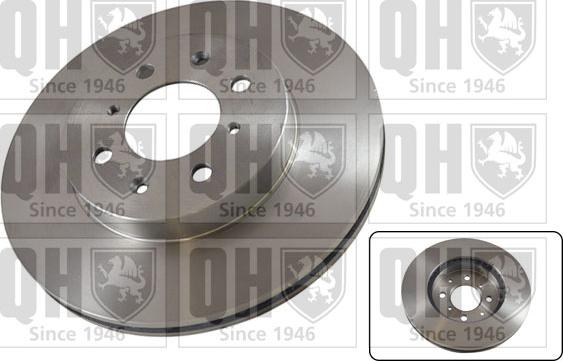 Quinton Hazell BDC4372 - Brake Disc www.autospares.lv