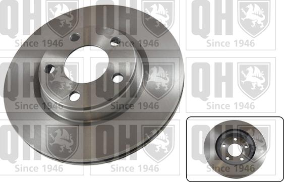 Quinton Hazell BDC4752 - Brake Disc www.autospares.lv