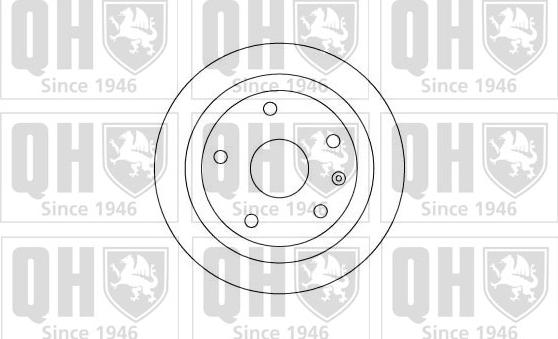 Quinton Hazell BDC4765 - Bremžu diski www.autospares.lv