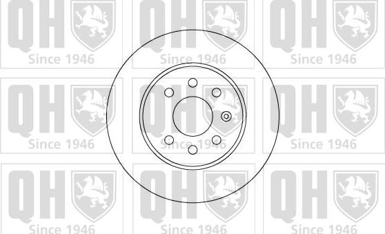 Quinton Hazell BDC4767 - Тормозной диск www.autospares.lv