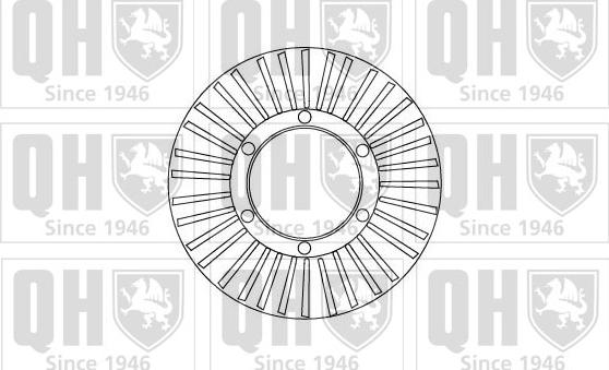 Quinton Hazell BDC4717 - Bremžu diski www.autospares.lv