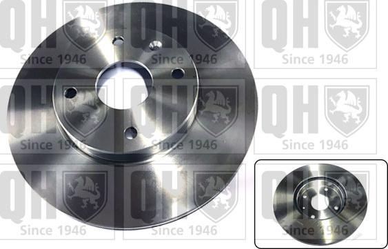 Quinton Hazell BDC5945 - Brake Disc www.autospares.lv