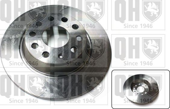 Quinton Hazell BDC5914 - Brake Disc www.autospares.lv