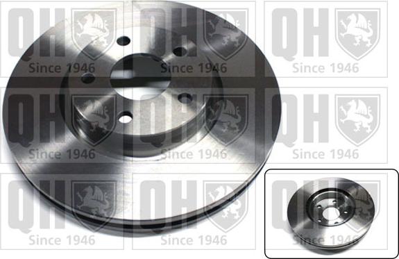 Quinton Hazell BDC5932 - Brake Disc www.autospares.lv