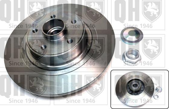 Quinton Hazell BDC5937 - Brake Disc www.autospares.lv