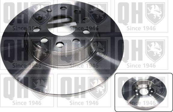 Quinton Hazell BDC5495 - Brake Disc www.autospares.lv