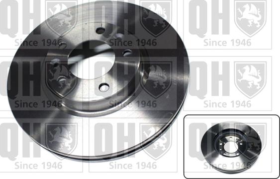 Quinton Hazell BDC5444 - Brake Disc www.autospares.lv