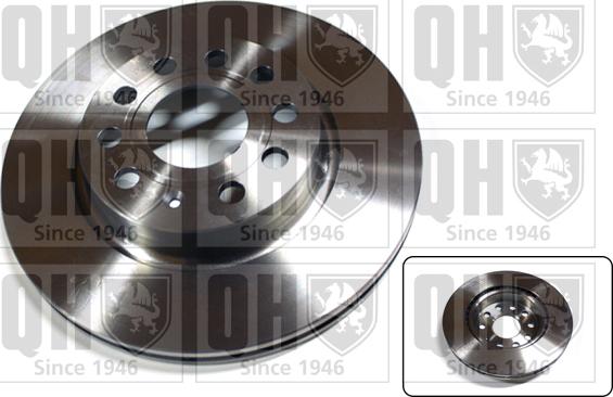 Quinton Hazell BDC5417 - Brake Disc www.autospares.lv