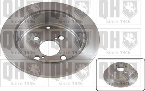 Quinton Hazell BDC5483 - Тормозной диск www.autospares.lv