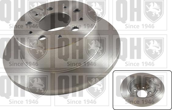 Quinton Hazell BDC5592 - Brake Disc www.autospares.lv