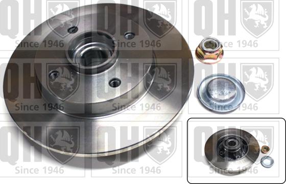 Quinton Hazell BDC5597 - Brake Disc www.autospares.lv