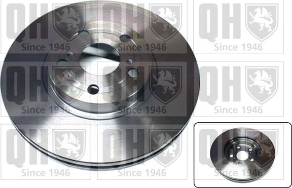 Quinton Hazell BDC5544 - Тормозной диск www.autospares.lv