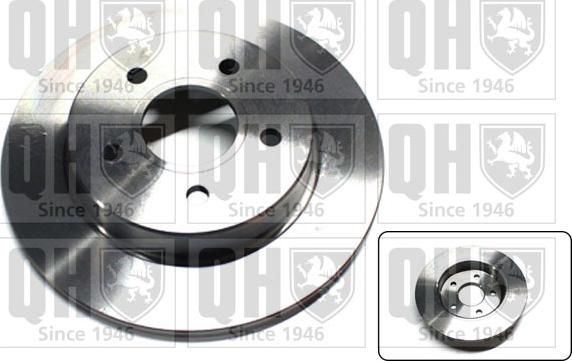 Quinton Hazell BDC5505 - Brake Disc www.autospares.lv