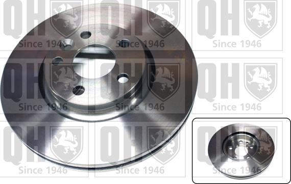 Quinton Hazell BDC5524 - Brake Disc www.autospares.lv