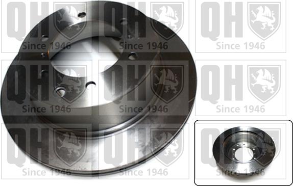 Quinton Hazell BDC5697 - Bremžu diski www.autospares.lv