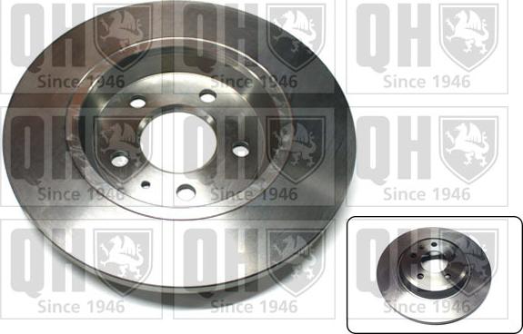 Quinton Hazell BDC5618 - Тормозной диск www.autospares.lv