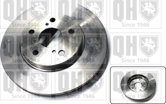 Quinton Hazell BDC5673 - Тормозной диск www.autospares.lv