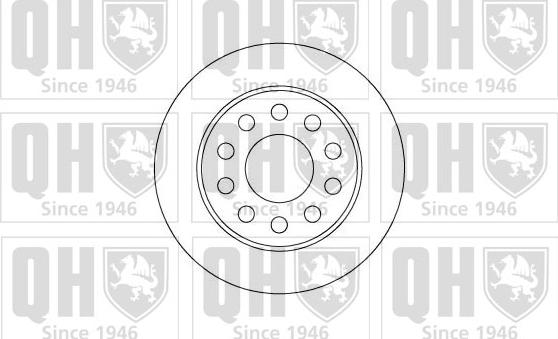 Quinton Hazell BDC5096 - Bremžu diski www.autospares.lv