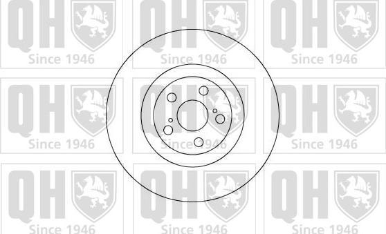 Quinton Hazell BDC5090 - Bremžu diski www.autospares.lv