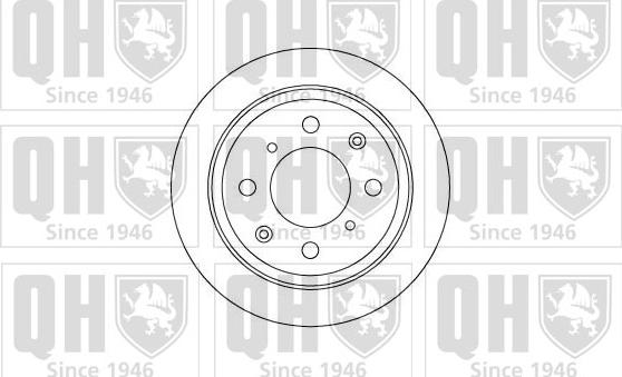 Quinton Hazell BDC5047 - Bremžu diski www.autospares.lv