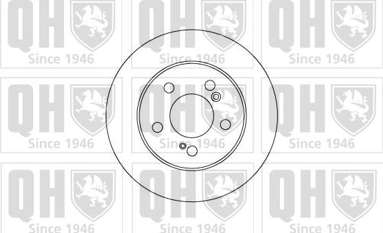 Quinton Hazell BDC5057 - Bremžu diski www.autospares.lv