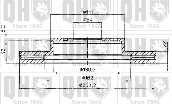 Quinton Hazell BDC5084 - Bremžu diski www.autospares.lv