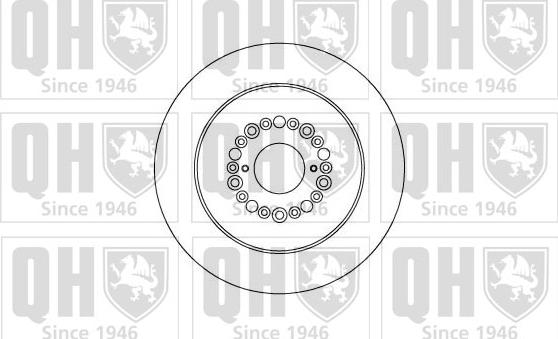 Quinton Hazell BDC5080 - Bremžu diski www.autospares.lv