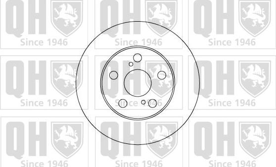 Quinton Hazell BDC5088 - Bremžu diski www.autospares.lv