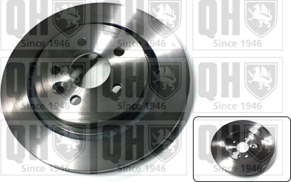 Quinton Hazell BDC5852 - Bremžu diski www.autospares.lv