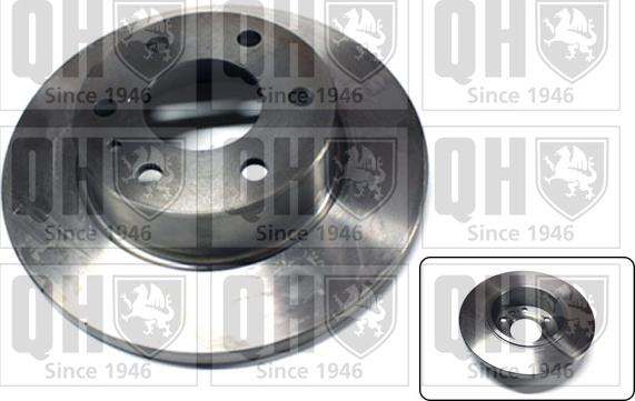 Quinton Hazell BDC5823 - Brake Disc www.autospares.lv